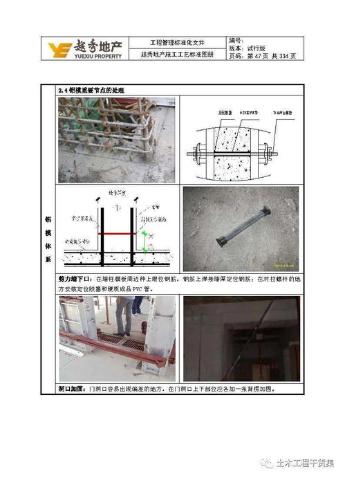 工程管理標(biāo)準(zhǔn)化 知名地產(chǎn)施工工藝標(biāo)準(zhǔn)圖冊(cè),341頁可下載